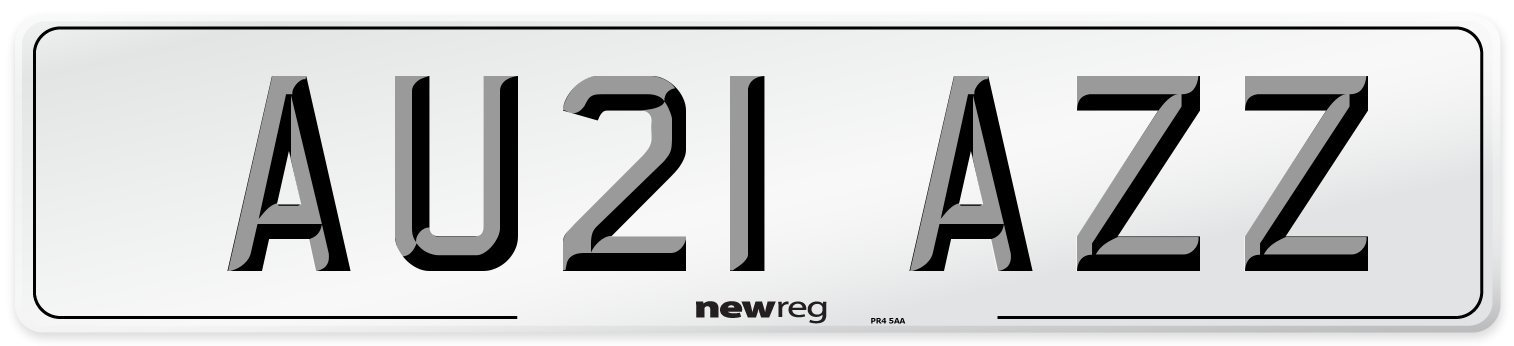 AU21 AZZ Number Plate from New Reg